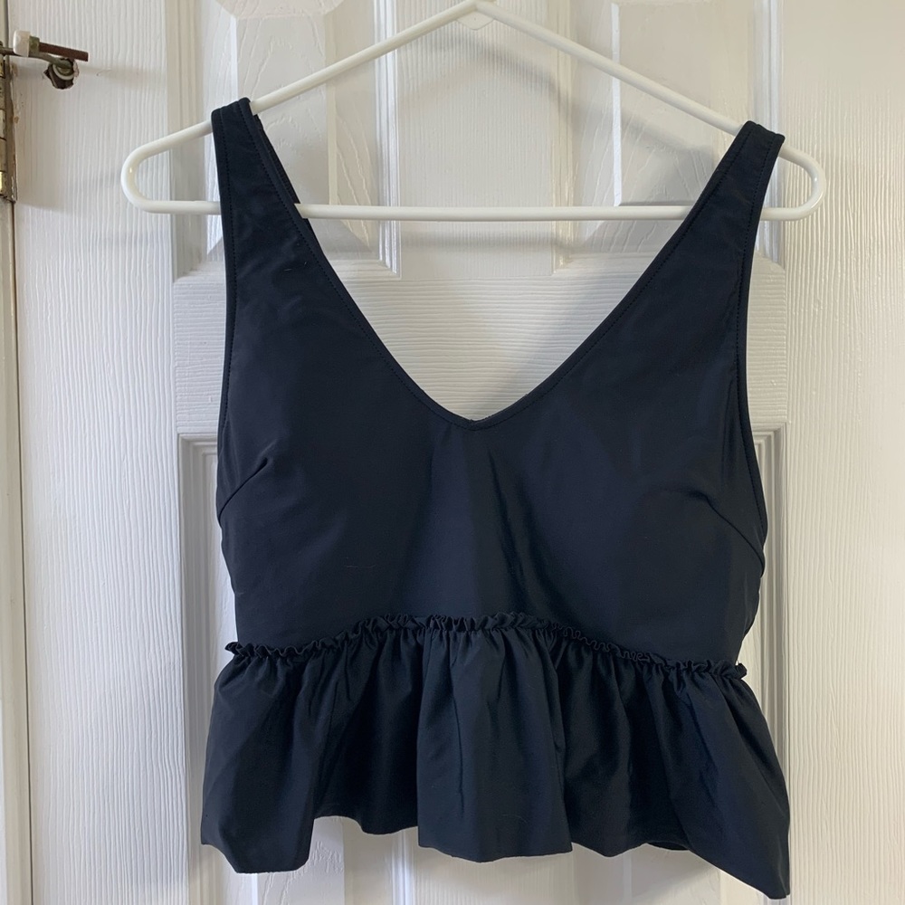 Kortni Jeane swim V neck peplum top